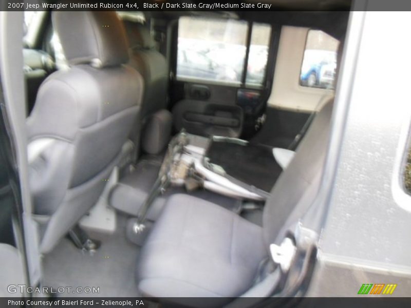 Black / Dark Slate Gray/Medium Slate Gray 2007 Jeep Wrangler Unlimited Rubicon 4x4