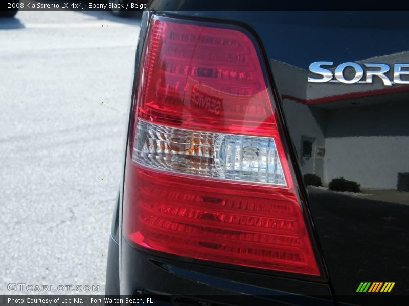 Ebony Black / Beige 2008 Kia Sorento LX 4x4