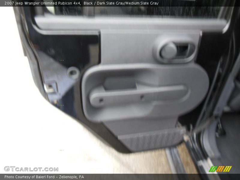Black / Dark Slate Gray/Medium Slate Gray 2007 Jeep Wrangler Unlimited Rubicon 4x4
