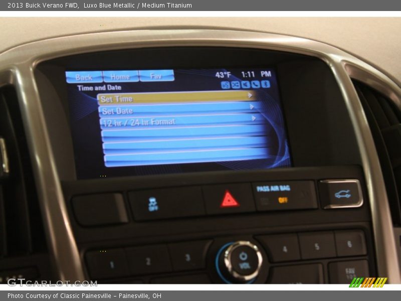 Luxo Blue Metallic / Medium Titanium 2013 Buick Verano FWD