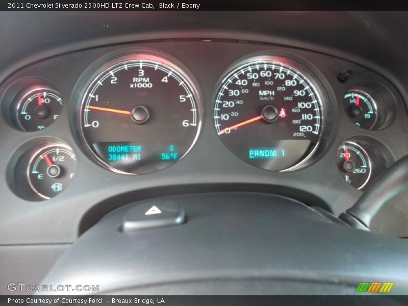Black / Ebony 2011 Chevrolet Silverado 2500HD LTZ Crew Cab