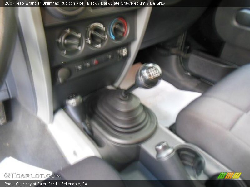 Black / Dark Slate Gray/Medium Slate Gray 2007 Jeep Wrangler Unlimited Rubicon 4x4