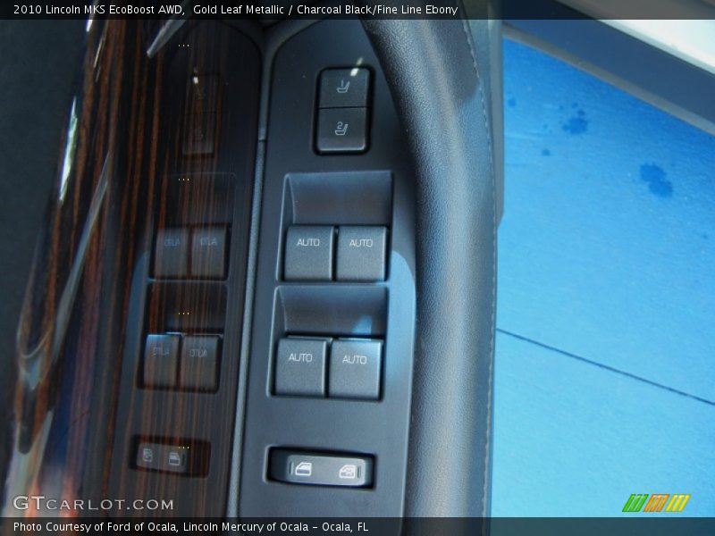 Gold Leaf Metallic / Charcoal Black/Fine Line Ebony 2010 Lincoln MKS EcoBoost AWD