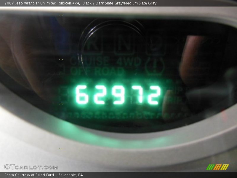 Black / Dark Slate Gray/Medium Slate Gray 2007 Jeep Wrangler Unlimited Rubicon 4x4