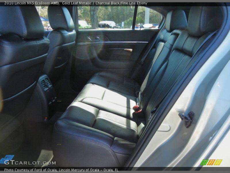 Gold Leaf Metallic / Charcoal Black/Fine Line Ebony 2010 Lincoln MKS EcoBoost AWD