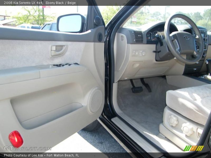 Ebony Black / Beige 2008 Kia Sorento LX 4x4
