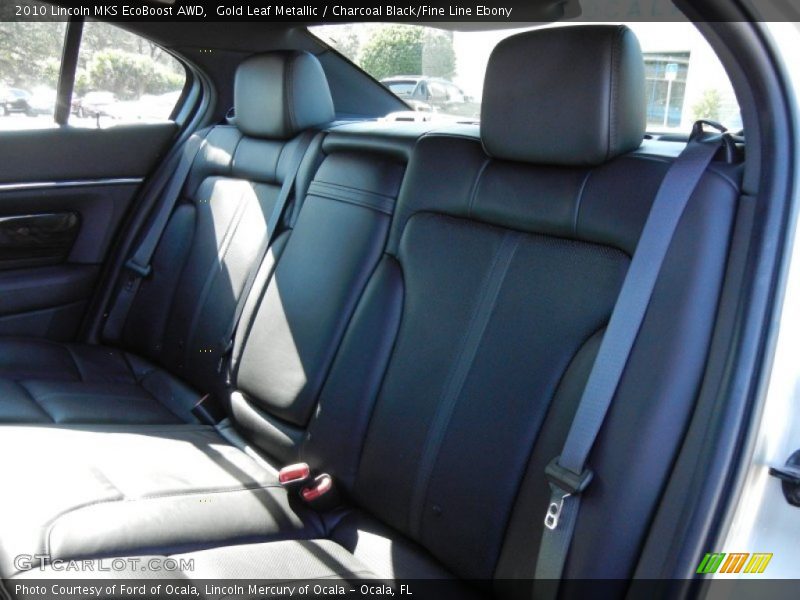 Gold Leaf Metallic / Charcoal Black/Fine Line Ebony 2010 Lincoln MKS EcoBoost AWD