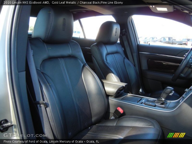Gold Leaf Metallic / Charcoal Black/Fine Line Ebony 2010 Lincoln MKS EcoBoost AWD