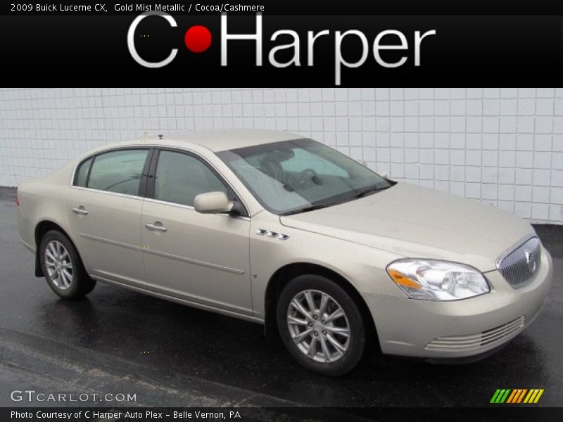 Gold Mist Metallic / Cocoa/Cashmere 2009 Buick Lucerne CX