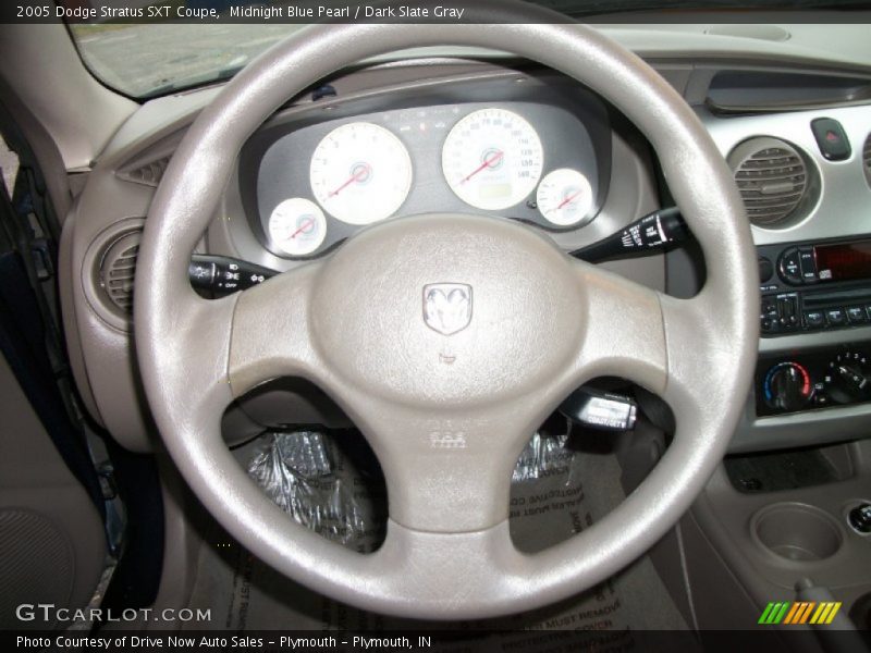 Midnight Blue Pearl / Dark Slate Gray 2005 Dodge Stratus SXT Coupe