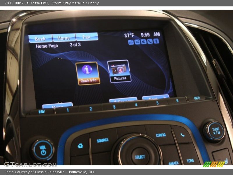 Storm Gray Metallic / Ebony 2013 Buick LaCrosse FWD
