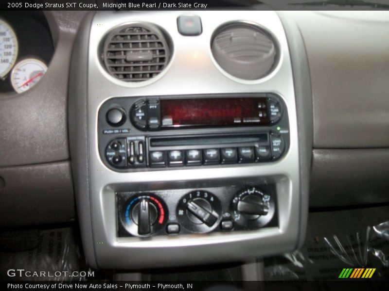 Midnight Blue Pearl / Dark Slate Gray 2005 Dodge Stratus SXT Coupe