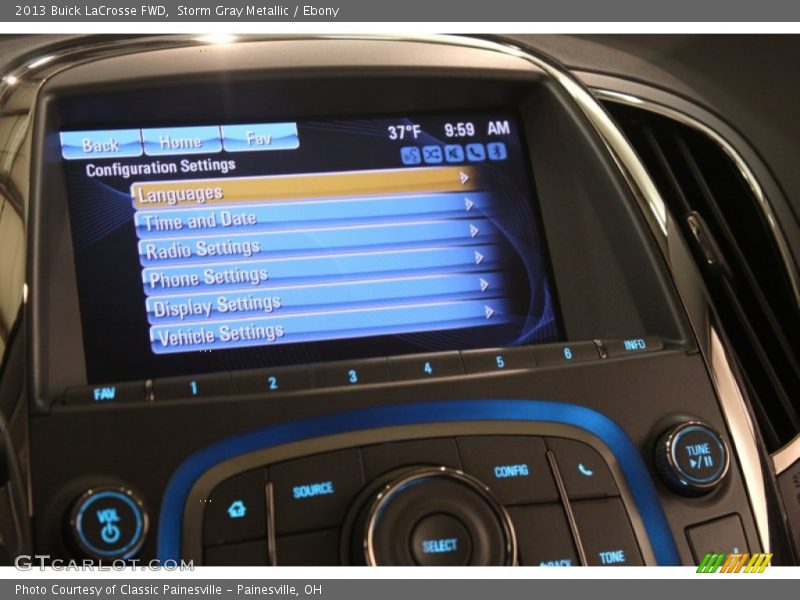 Storm Gray Metallic / Ebony 2013 Buick LaCrosse FWD