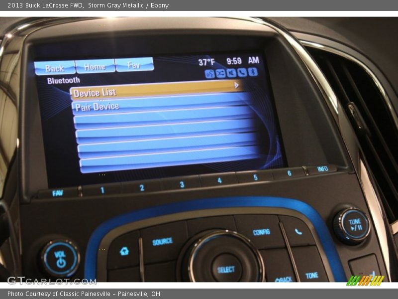 Storm Gray Metallic / Ebony 2013 Buick LaCrosse FWD