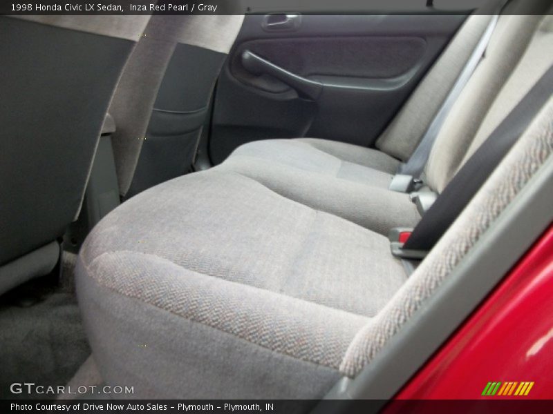 Inza Red Pearl / Gray 1998 Honda Civic LX Sedan