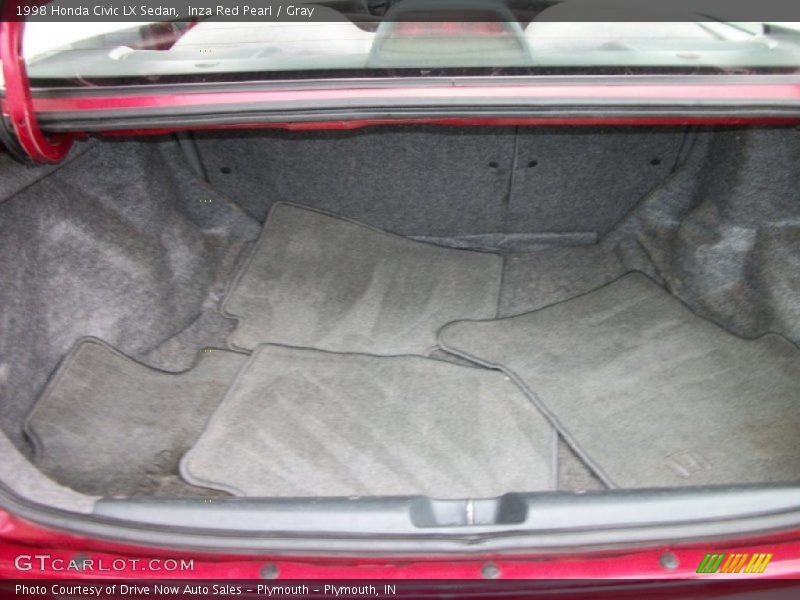 Inza Red Pearl / Gray 1998 Honda Civic LX Sedan