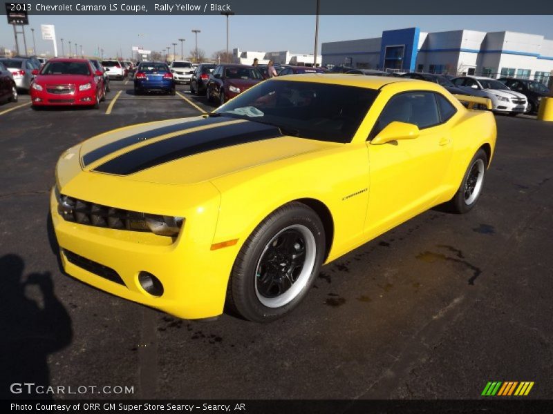 Rally Yellow / Black 2013 Chevrolet Camaro LS Coupe
