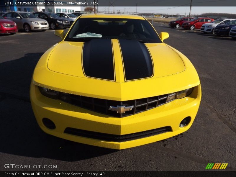 Rally Yellow / Black 2013 Chevrolet Camaro LS Coupe