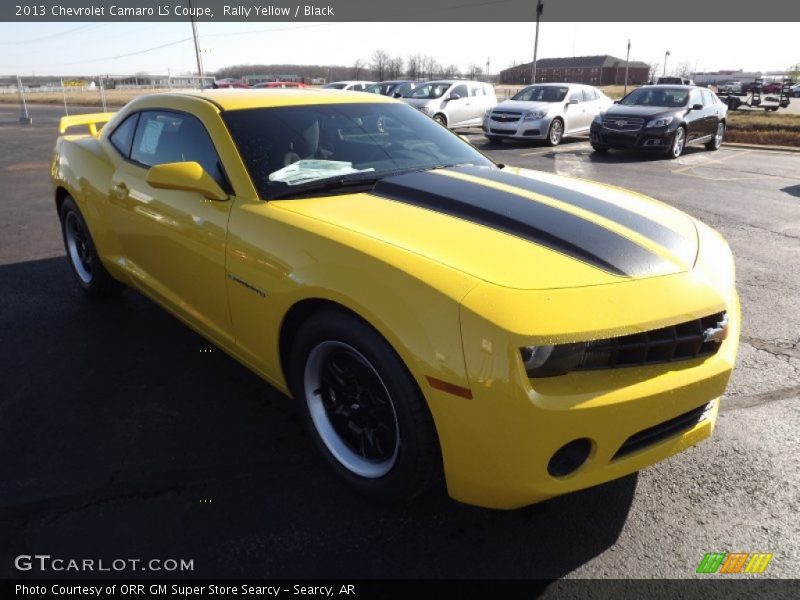 Rally Yellow / Black 2013 Chevrolet Camaro LS Coupe