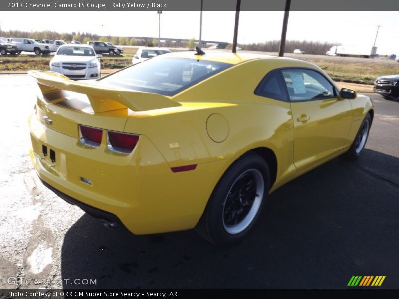 Rally Yellow / Black 2013 Chevrolet Camaro LS Coupe