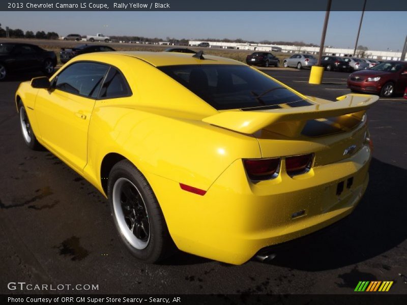 Rally Yellow / Black 2013 Chevrolet Camaro LS Coupe