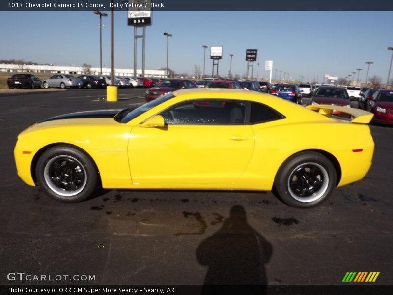 Rally Yellow / Black 2013 Chevrolet Camaro LS Coupe