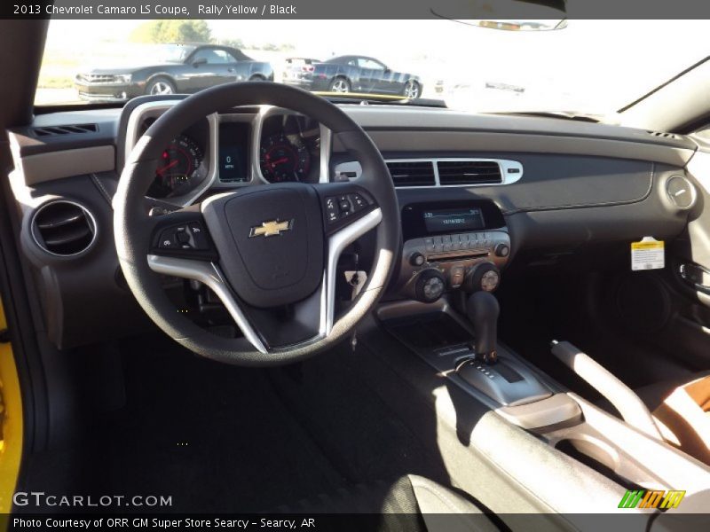 Rally Yellow / Black 2013 Chevrolet Camaro LS Coupe