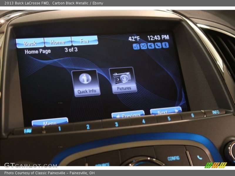 Carbon Black Metallic / Ebony 2013 Buick LaCrosse FWD