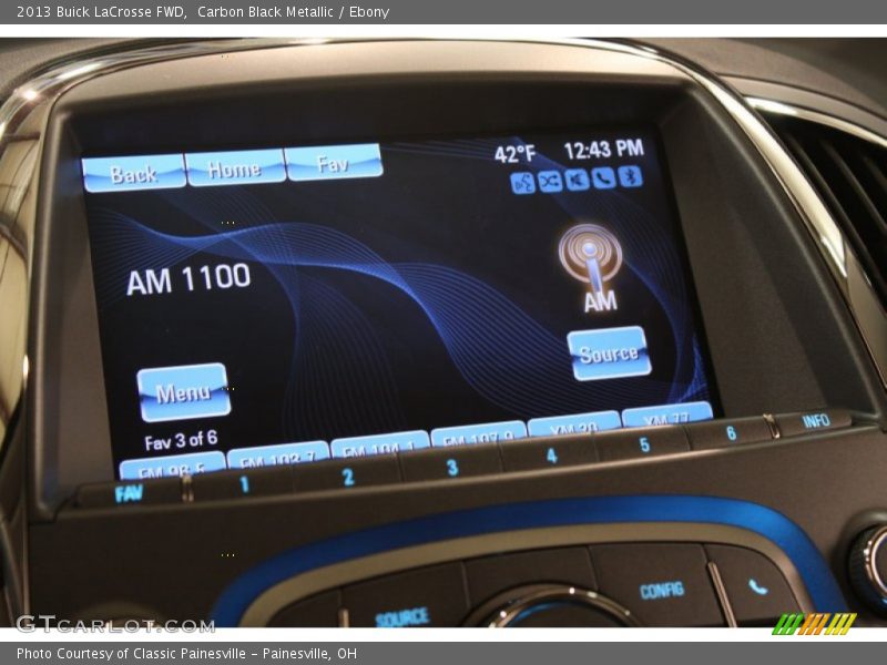 Carbon Black Metallic / Ebony 2013 Buick LaCrosse FWD