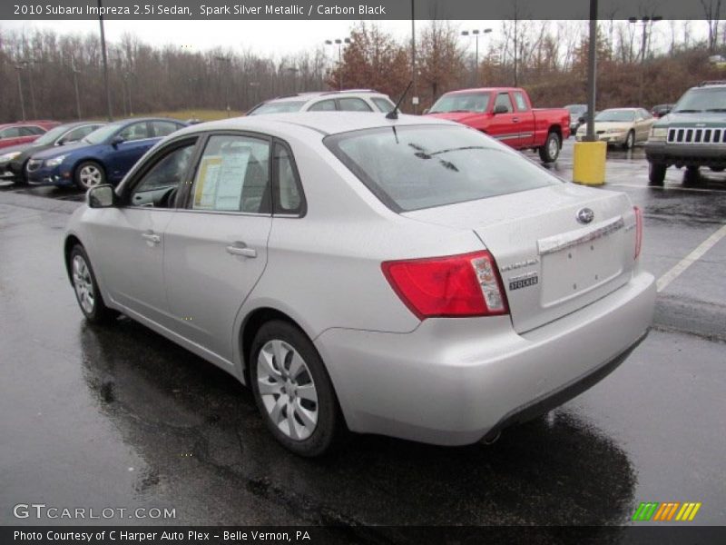 Spark Silver Metallic / Carbon Black 2010 Subaru Impreza 2.5i Sedan
