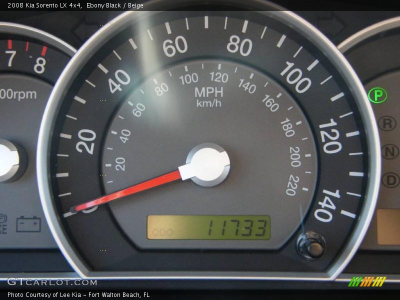 Ebony Black / Beige 2008 Kia Sorento LX 4x4