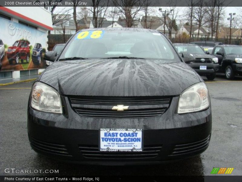Black / Gray 2008 Chevrolet Cobalt LT Sedan