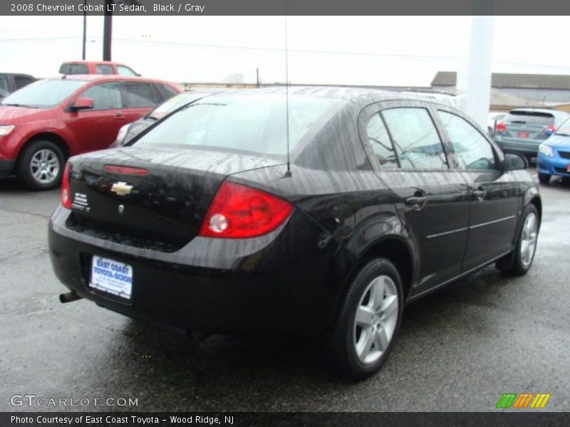 Black / Gray 2008 Chevrolet Cobalt LT Sedan