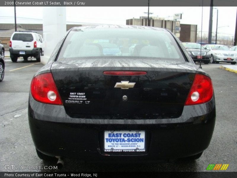 Black / Gray 2008 Chevrolet Cobalt LT Sedan
