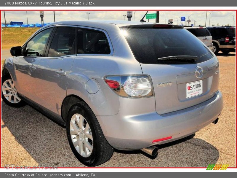 Icy Blue Metallic / Black 2008 Mazda CX-7 Touring