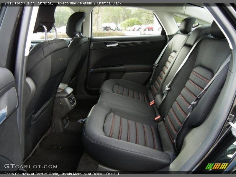Rear Seat of 2013 Fusion Hybrid SE