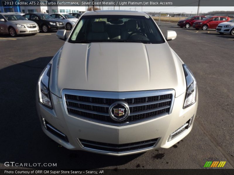 Silver Coast Metallic / Light Platinum/Jet Black Accents 2013 Cadillac ATS 2.0L Turbo Performance