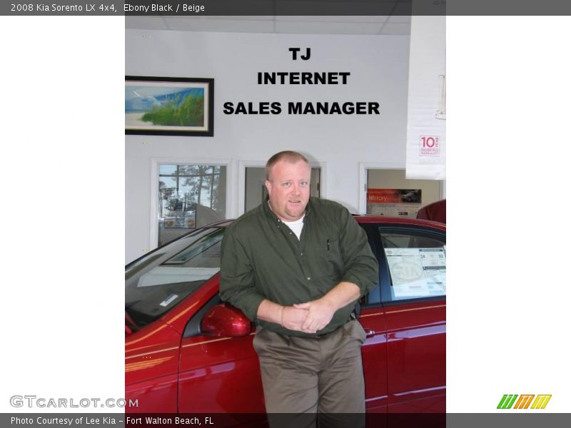 Ebony Black / Beige 2008 Kia Sorento LX 4x4