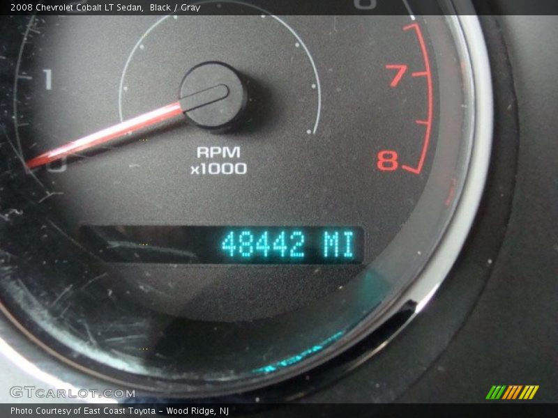 Black / Gray 2008 Chevrolet Cobalt LT Sedan