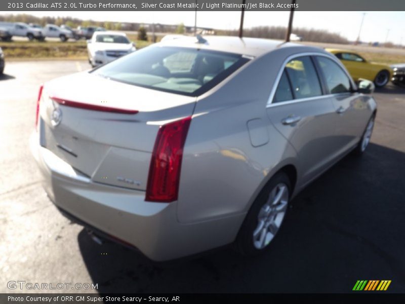 Silver Coast Metallic / Light Platinum/Jet Black Accents 2013 Cadillac ATS 2.0L Turbo Performance