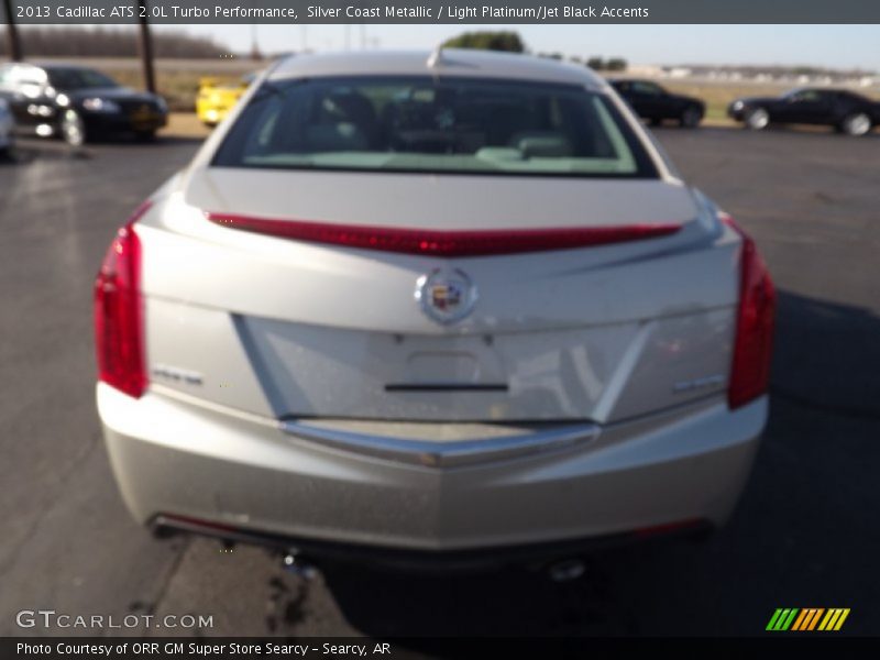 Silver Coast Metallic / Light Platinum/Jet Black Accents 2013 Cadillac ATS 2.0L Turbo Performance