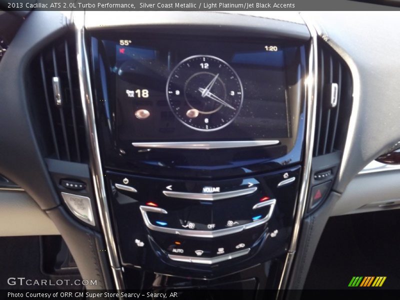 Silver Coast Metallic / Light Platinum/Jet Black Accents 2013 Cadillac ATS 2.0L Turbo Performance