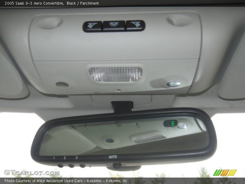 Black / Parchment 2005 Saab 9-3 Aero Convertible