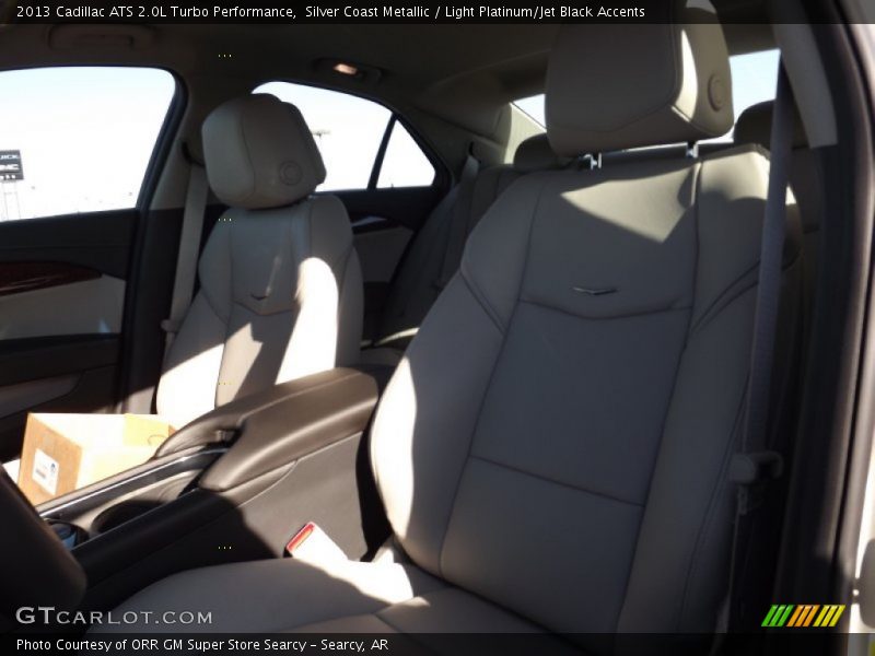 Silver Coast Metallic / Light Platinum/Jet Black Accents 2013 Cadillac ATS 2.0L Turbo Performance