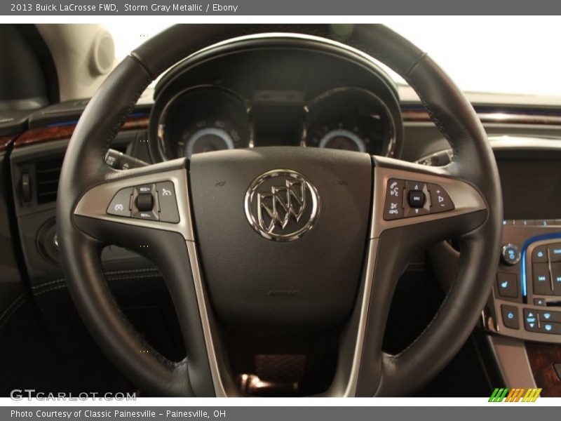 Storm Gray Metallic / Ebony 2013 Buick LaCrosse FWD