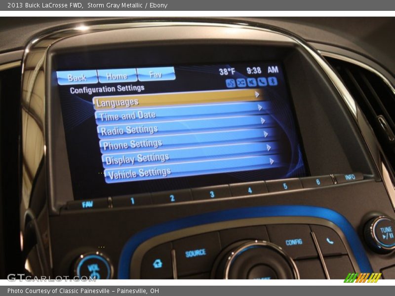 Storm Gray Metallic / Ebony 2013 Buick LaCrosse FWD