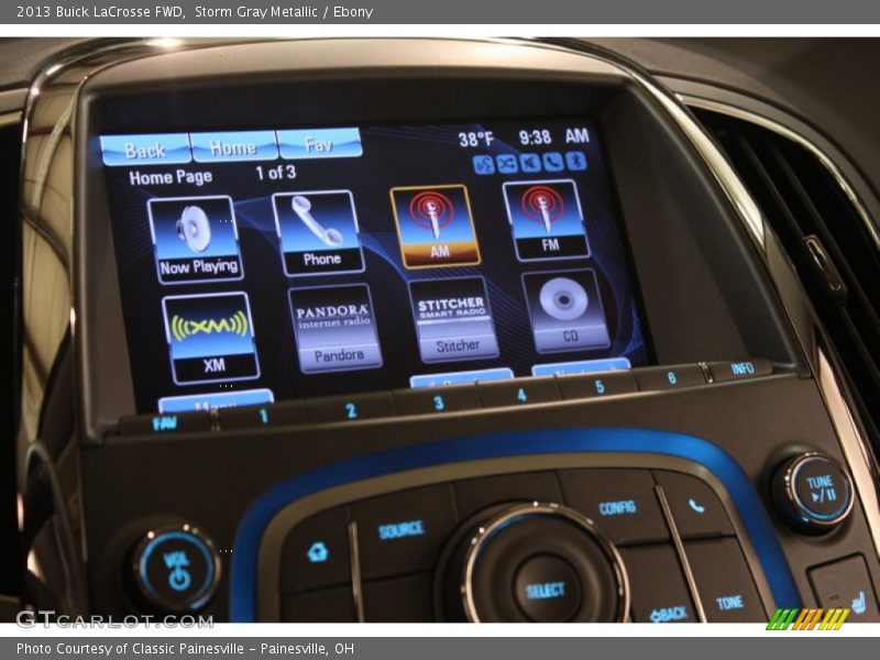 Storm Gray Metallic / Ebony 2013 Buick LaCrosse FWD