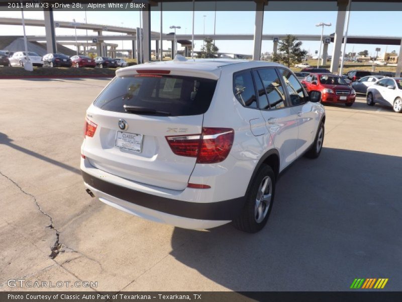 Alpine White / Black 2011 BMW X3 xDrive 28i