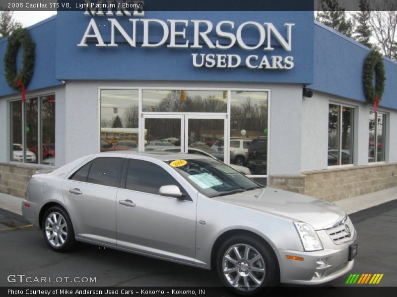 Light Platinum / Ebony 2006 Cadillac STS V8