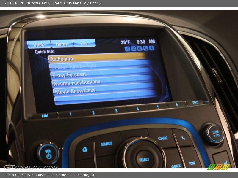 Storm Gray Metallic / Ebony 2013 Buick LaCrosse FWD